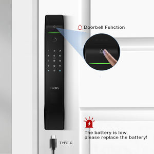 ביטחון חכם ביומטרי דלת טביעת אצבע נעילה אלקטרונית סיסמה אלקטרונית עמיד למים חיצונית 3D פנים זיהוי פנים - Product Image 5