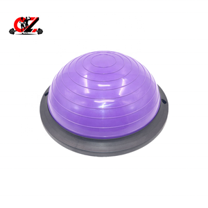 ลูกบอลทรงครึ่งวงกลม CZFIT PVC สำหรับฝึกสมดุล ใช้ได้ทั้งที่บ้านและยิมเชิงพาณิชย์ ขนาด 58 ซม. ดีไซน์ฐานกันลื่น รับน้ำหนักได้ 300 กก. - Product Image 1