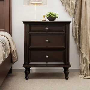 Lit Queen intemporel du milieu du siècle avec dossier doux en bois massif rembourré pour <span class=keywords><strong>la</strong></span> décoration intérieure de <span class=keywords><strong>la</strong></span> chambre vintage moderne - Product Image 5