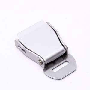 Aluminum Alloy Aircraft Buckle <b>Seat</b> <b>Belt</b> Accessory Silver White <b>Replacement</b> Repair Part For Aviation Yacht Amusement Equipment - Product Image 5