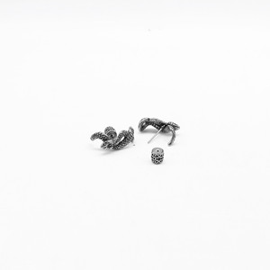 Pendientes de serpiente yunique, joyería de animales de acero y titanio para fiesta, diseño geométrico de moda para hombres y mujeres - Product Image 3