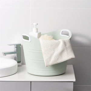 Cesto per Bucato MONR in Plastica PP di Alta Qualità, Capacità 35L, Carico 10kg, <span class=keywords><strong>Design</strong></span> Moderno per <span class=keywords><strong>Bagno</strong></span>, Contenitore per Vestiti Sporchi - Product Image 1