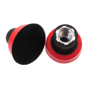 Pexmientas <span class=keywords><strong>2</strong></span> inci 50mm alat abrasif pemoles merah kait dan <span class=keywords><strong>Loop</strong></span> M14 busa Buffing pelat cadangan bantalan penyangga cakram amplas - Product Image 2