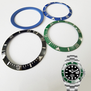 Ghiera in Ceramica Color Argento <span class=keywords><strong>Titanio</strong></span> per <span class=keywords><strong>Orologio</strong></span> Automatico SUB 41mm 126610 126613 - Product Image 1