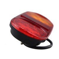 Projecteur 14led de haute qualité, feu arrière ovales double couleur en forme de camion, véhicule, livraison directe depuis l'usine