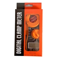 Multimètre numérique à pince MT87, testeur électrique portable CAT III 600V, ouverture 26mm, tension, courant, résistance, continuité, buzzer