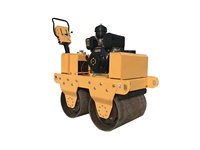 Compacteur vibrant routier de pointe, rouleau compresseur autoporté à double tambour pour la construction de chaussées urbaines en asphalte