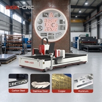 Machine de découpe laser à fibre pour métaux, découpeuse laser à fibre 1500W 3000W 6000W pour la découpe d'acier au carbone, d'acier inoxydable et d'aluminium