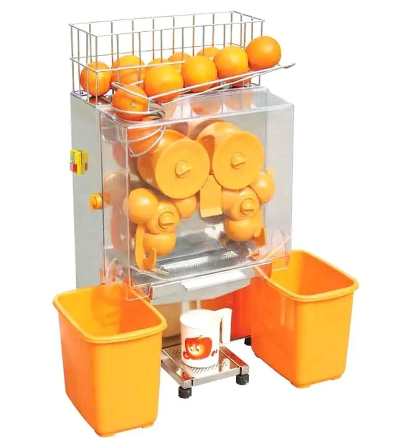 Máquina de suco de laranja fresca de aço inoxidável