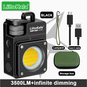 LiitoKala Camping <b>Lamp</b> <b>Led</b> Dimmable Tabletop Light With Lithium Battery For Outdoor Use - Product Image 5