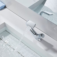 Grifo de Lavabo de Baño Moderno de Latón Ennegrecido con una Sola Manija, Montado en la Cubierta, con Cartucho de Cerámica