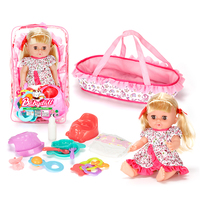 14 pouces 12 sons mignon Reborn eau potable pipi fille bébé poupées ensembles à vendre semblant jouer jouets pour enfants filles bébé jouets