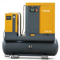 Compresseur d'air à vis 11KW 15HP 1,1-1,6 M3/min 39-57 Cfm 7-13 bar pour ligne de production automatisée / fabrication générale / peinture
