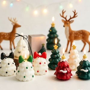 Christmas Tree Shape <b>Candle</b> Luxury Aromatherapy <b>Candle</b> for Festival Decoration <b>Gift</b> - Product Image 4
