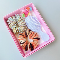 Nouvel Arrivage en Gros : Coffret Cadeau d'Accessoires pour Cheveux pour Bébé Fille – Ensemble de Cordes à Cheveux Multicolores, Mignons Élastiques, Pinces et Peignes