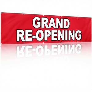 Pancarta Colgante Grande Personalizable para Interiores/Exteriores, Material de Poliéster, Letras Brillantes, Resistente a los Rayos UV y a la Intemperie, para Fiestas Empresariales - Product Image 1