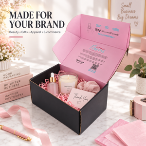 Boîte d'expédition en carton ondulé personnalisée OEM ODM avec impression recto-verso et impression couleur intégrale à l'intérieur pour l'emballage de marques e-commerce - Product Image 4