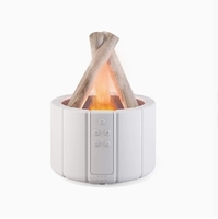 Diffuseur d'arômes pour la maison intelligente Humidificateur de grain de bois à flamme 3D avec désodorisants aux huiles essentielles Bonfire Scent Aroma pour l'aromathérapie
