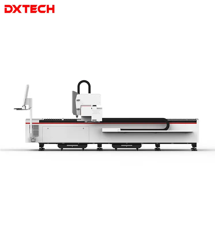 Dxtech Raycus IPG JPT 1000W 2000w 3000w 4000w power auto focus fiber laser cutting machine for carbon steel