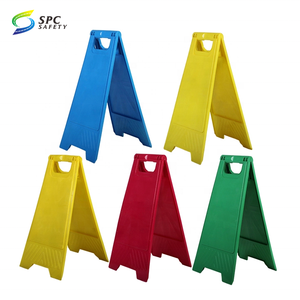 Commercio all'ingrosso di plastica multicolore piramide Quadrate avvertimento segnaletica di sicurezza cono attenzione pavimento bagnato segno cono scivoloso - Product Image 3