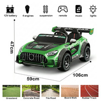 Voiture électrique 12V sous licence pour enfants, voiture électrique pour enfants à batterie avec télécommande parentale, jouet à conduire pour les enfants de 3 à 7 ans