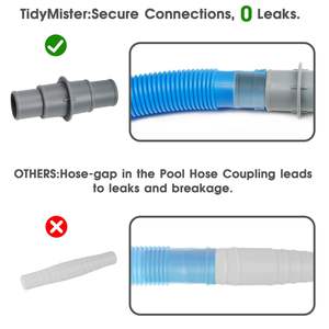 Raccord de tuyau universel, adaptateur de tuyau d'eau de 1,25 pouces et 1,5 pouces pour outils de nettoyage de piscine - Product Image 5