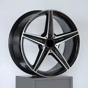 YXQ RTS Factory Oem Jante Passager BMF GMF Couleur Roue 17 18 19 Pouces 8J 9J <span class=keywords><strong>45</strong></span> ET <span class=keywords><strong>5</strong></span> Trous 112 PCD 66.6 CB Pour Benz AMG C45 - Product Image 1