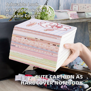 Quaderno Economico A5 con Copertina Rigida, Rilegatura a Filo, Design Creativo e Carino per Scuola Primaria, Cancelleria Kawaii - Product Image 6