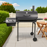 Barbecue pliant d'extérieur personnalisé JHR en acier au carbone pour le camping