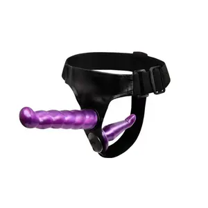 Trousers with Adjustable Strap On Dildo Set Realistic Harness Dildos in 2 3 Sizes Hard Double Head Power Pants Lesbian Sex Toys