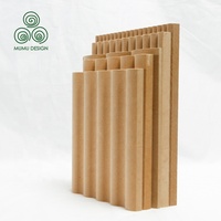 MUMU — panneau décoratif en bois massif, en bois massif, Flexible, véritable bois, pour décoration de maison
