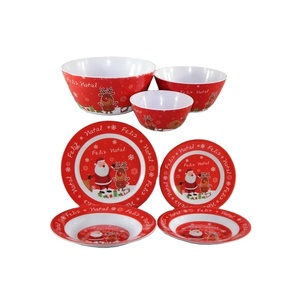 Juego <span class=keywords><strong>de</strong></span> vajilla <span class=keywords><strong>de</strong></span> <span class=keywords><strong>melamina</strong></span> para Navidad, económico, para Sudamérica - Product Image 1