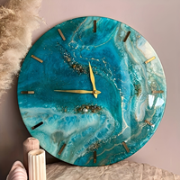 Ensemble de moules en résine de silicone pour horloge ronde, chiffres romains, symbole du dollar, moules pour la fabrication d'horloges murales, pour la décoration de la maison et l'artisanat