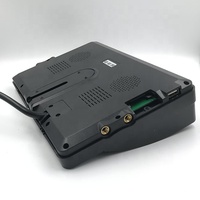Moniteur de télévision de voiture TFT LCD 9 pouces IPS miroir de voiture 2 écran partagé + 18 pièces IR Vision nocturne caméra de recul avec ligne de protection contre l'air de 10M