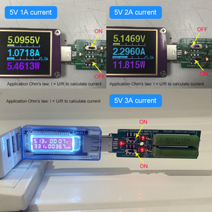 KGDZ-3A atorch ตัวต้านทาน USB DC สวิตช์2ตัวปรับกระแสไฟฟ้าได้5V 1A/2A/3A แบตเตอรี่ความจุ D432ปล่อย - Product Image 5