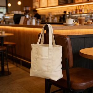Custom Logo <b>Patchwork</b> Tote <b>Bag</b> Portable Daily Commute Canvas Handbag for Gift - Product Image 2
