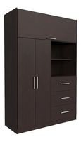 Meubles de chambre à coucher modulaires en bois, design moderne personnalisé, armoires et dressings