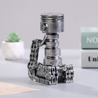 Ornement robot en résine Kozie de haute qualité, statue moderne et créative pour salon, bureau, bureau à domicile avec logo personnalisé