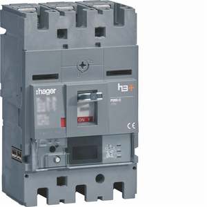 HHT100NR ปรับแต่งได้ด้วยชุดเบรกเกอร์แบบหล่อขึ้นรูปของ Hagers รุ่น h3+ P250 LSIG Energy 3P 25kA 100A - Product Image 1