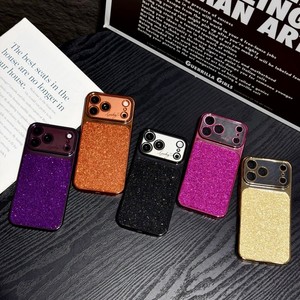 เคสโทรศัพท์มือถือแบบแม่เหล็กชาร์จได้ รุ่นหรูหรา ประดับกลิตเตอร์ ชุบเคลือบเงา หน้าต่างขนาดใหญ่ สำหรับ iPhone 18 17 16 pro max  วัสดุ TPU นิ่ม ป้องกันแรงกระแทก - Product Image 2