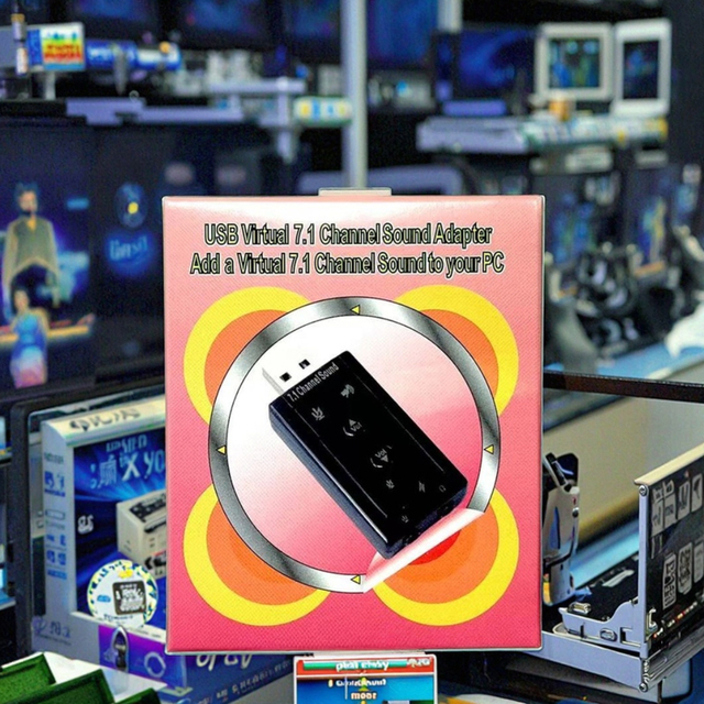 Manufacturer Wholesale Cross-border Hot Selling Plug and Play No Need to Drive External USB 7.1 Wireless Sound Card