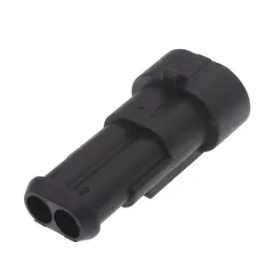 282104-1 tyco auto parts electrical types 2 pin waterproof connector
