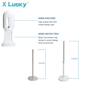 Pompe de douche En Acier Inoxydable Pour Table Automatico Accouplé Oem Désinfectant Toucheless Hydroalcohol Lique Distributeur Gel Mani UNE Pédale - Product Image 3