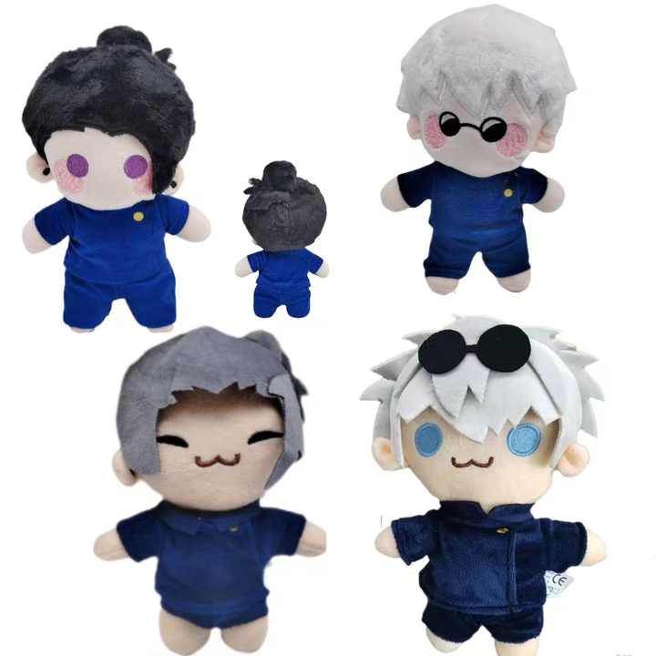 Official Jujutsu Kaisen Satoru Gojo Plush Toy - Soft Anime Stuffed Doll ...