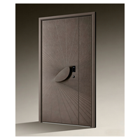 Porte de Sécurité en Alliage de Zinc pour Villa de Luxe, Conception Personnalisée, Résistante aux Pulvérisations Salines, Style Européen, Arquée, Anti-Effraction, Utilisation Extérieure pour Chambre