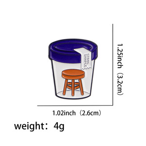 Medische Pil Cartoon Menselijk Orgaan Arts Geschenk Verpleegster Spelden - Product Image 3