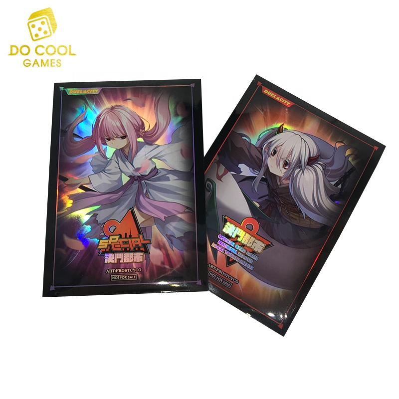 Custom Yugioh/mtg Hologram Animation Image Card Sleeves