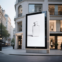 Présentoir Led Publicité Parfum de Rue Haut de Gamme Marque Magasins Aromathérapie Écran Extérieur 2mm 3mm Module Signalisation Numérique