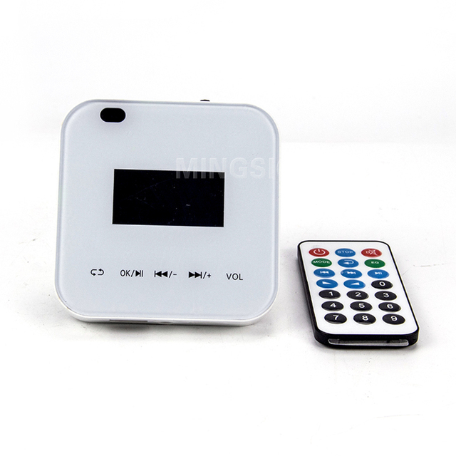 Mingsion 20W Mini Smart Touch Screen HiFi Wireless Transmission Wall-Mounted Stereo Power Amplifier PA Mosque Audio USB/BT/FM AC