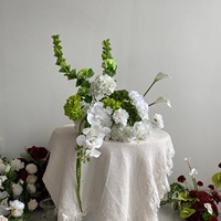 Kunstmatige Fabriek Groothandel Wit Aanpassen Nieuwste Ontwerpen Bloem Bal Centerpieces Voor Bruiloft Decoratie Voor Feest Evenement